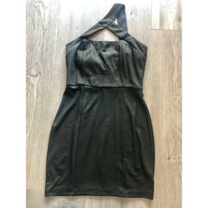 Black and Gold Bodycon Dress